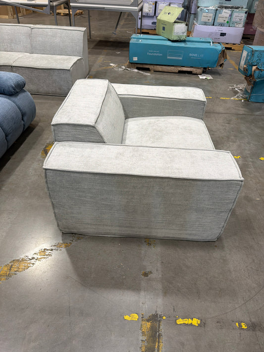 M1 Armchair Lounger - Platinum Grey