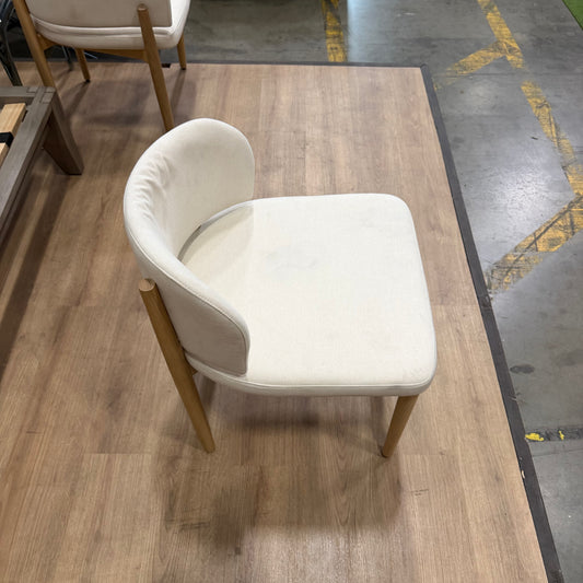 Loren Side Chair - Modern Felt: Nimbus, Natural Finish