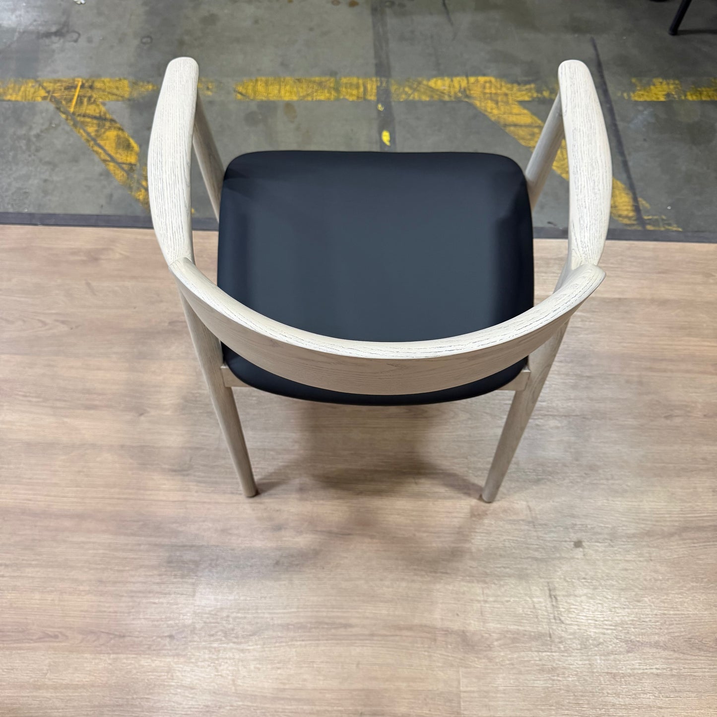 Hiroshima Armchair - Black, Grey Stain