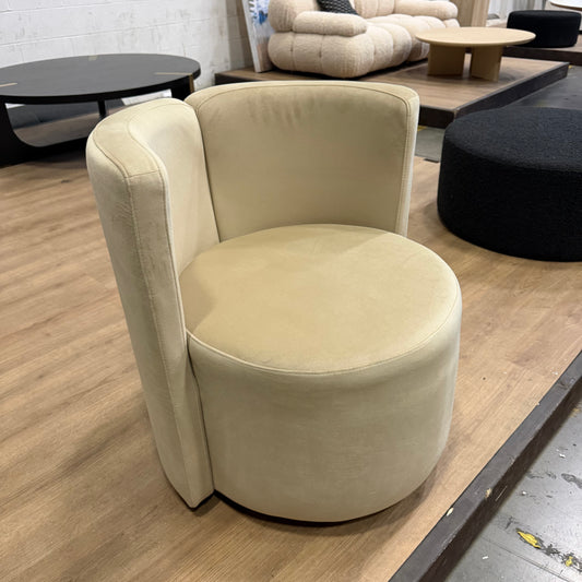 Nova Lounge Chair - Plush Velvet: Dune