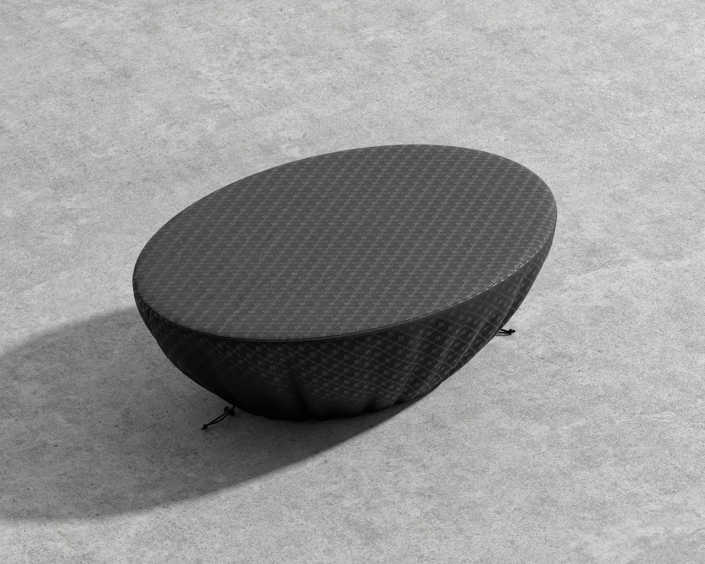 48" Outdoor Oval Coffee Table Cover
