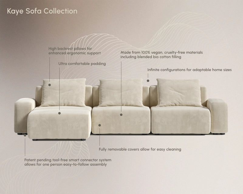 Kaye Outlet Kaye Sectional Sofa S – Rove Outlet - Canada