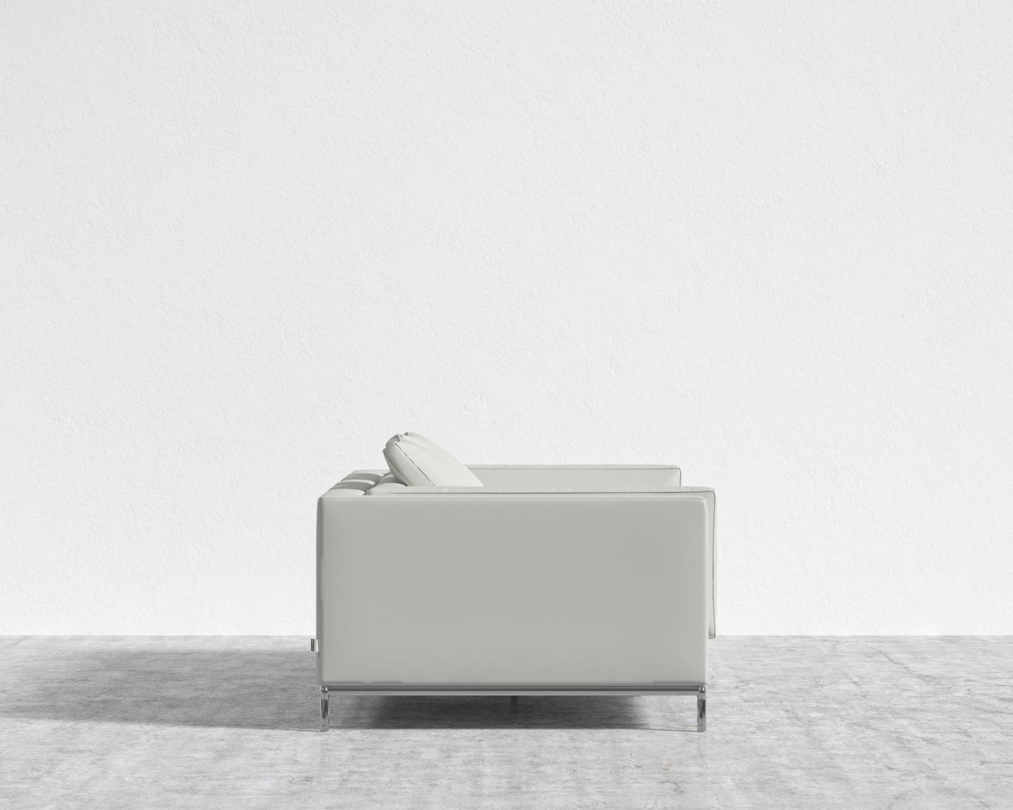 Nico Sofa - Trento Microfiber Leather - Trento Eggshell