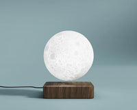 Anti-Gravity Lunar Lamp - Walnut Finish