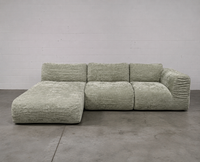 Atelier Sectional Sofa - Performance Weave: Krypton Green, Left Hand Facing