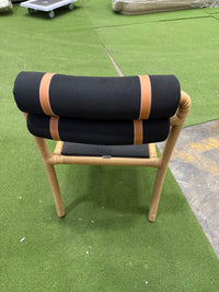 Jericho Outdoor Dining Chair - Arcadia, Faux Tan Wicker
