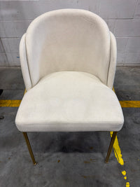 Angelo Dining Chair - Modern Felt: Alesund, Black Base