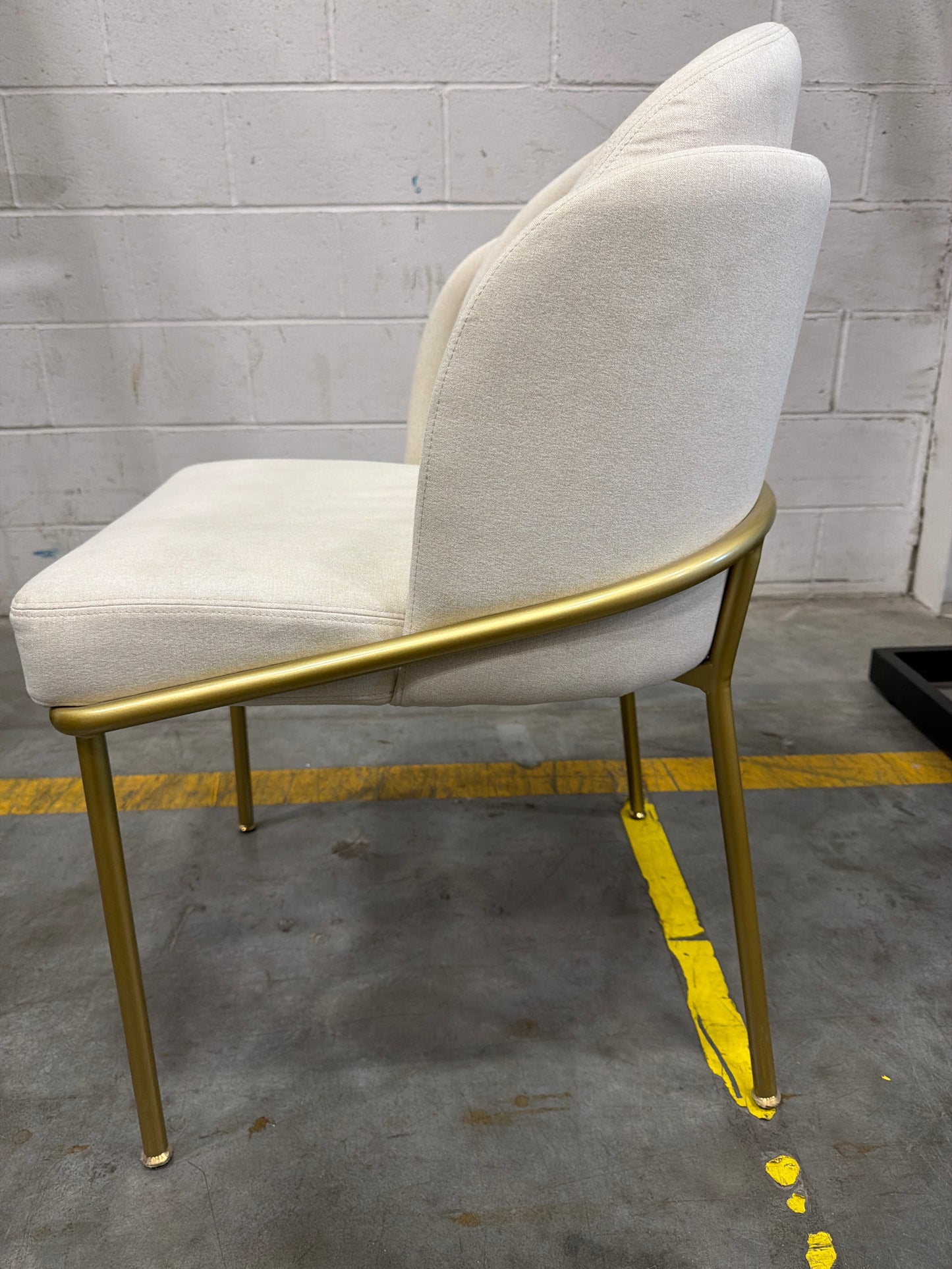 Angelo Dining Chair - Modern Felt: Alesund, Black Base