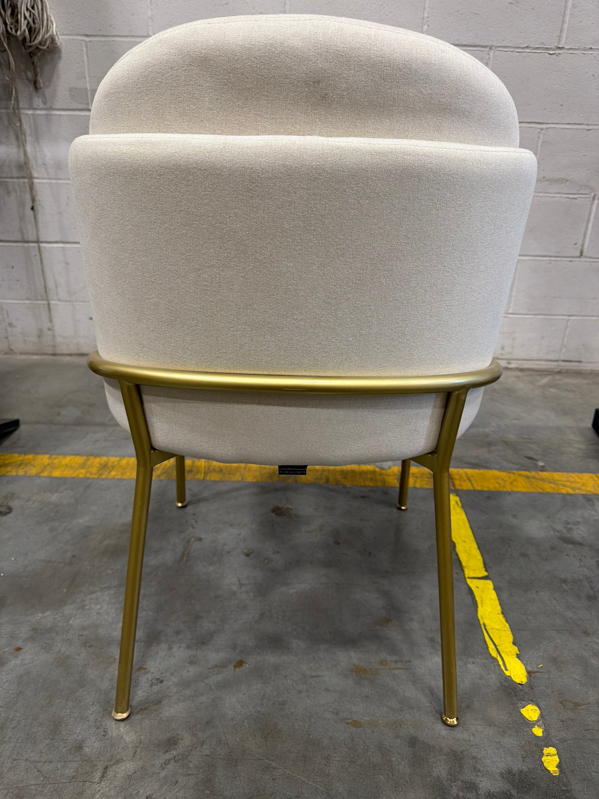 Angelo Dining Chair - Modern Felt: Alesund, Black Base
