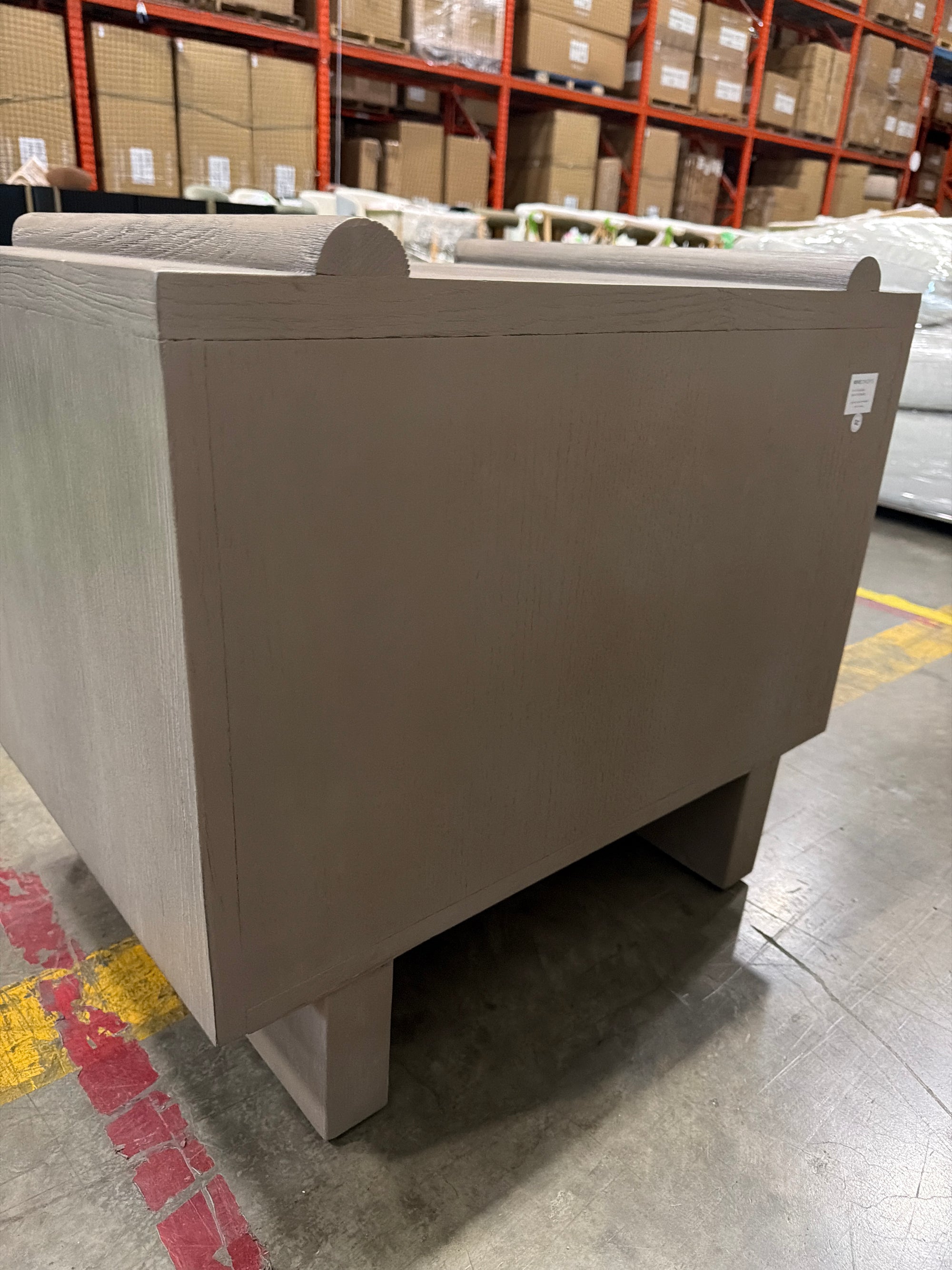 Cassia Nightstand - Grey Oak Veneer