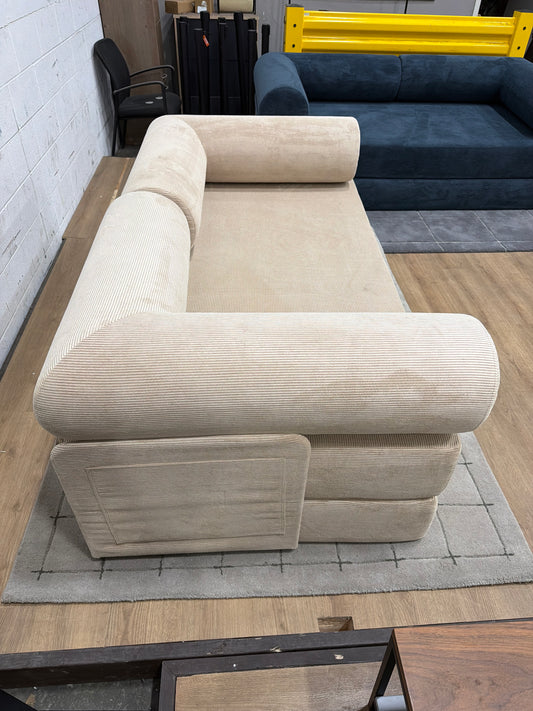 S8 Sleeper Sofa Bed - Performance Corduroy: Lunar Dune