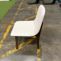 Aubrey Side Chair - Modern Felt: Alesund, Walnut Stain