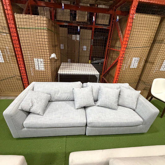 Milo Sofa - Performance Linen: Dove