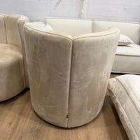 Nova Lounge Chair - Venice Vegan Suede: Latte