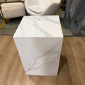 Liza Side Table - White Calacatta Ceramic