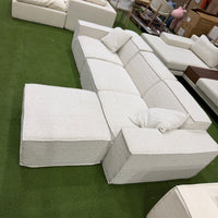 M1 Sofa Sectional - Chatou Boucle: Pearl