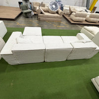 M1 Sofa Sectional - Chatou Boucle: Pearl