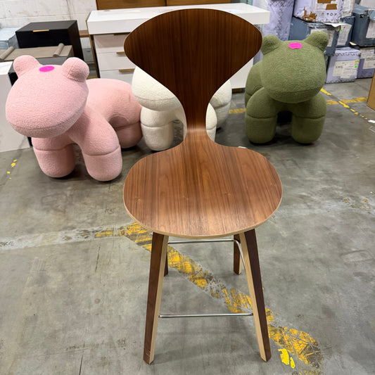 Norman Counter Stool - Walnut Veneer