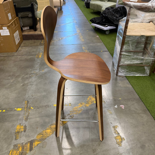 Norman Counter Stool - Walnut Veneer