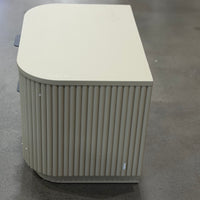 Athena Nightstand - Alabaster Matte Lacquer