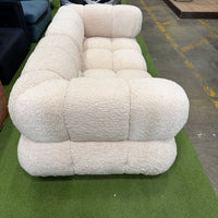 Belia Custom Loveseat - Shearling: Almond