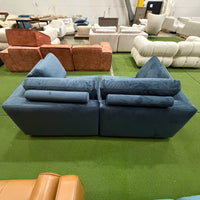 Milo Sofa - Plush Velvet: Prussian