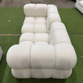 Belia Custom Loveseat - Chatou Bouclé: Pearl