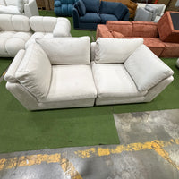 Milo Sofa - Venice Vegan Suede: Chiffon