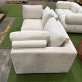 Milo Sofa - Venice Vegan Suede: Chiffon