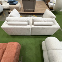 Milo Sofa - Venice Vegan Suede: Chiffon