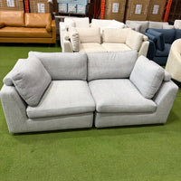 Milo Sofa - Performance Linen: Dove
