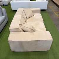 M1 Sofa Loveseat - Venice Vegan Suede: Latte