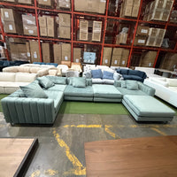 Berlin Modular Sectional - Plush Velvet: Moonstone
