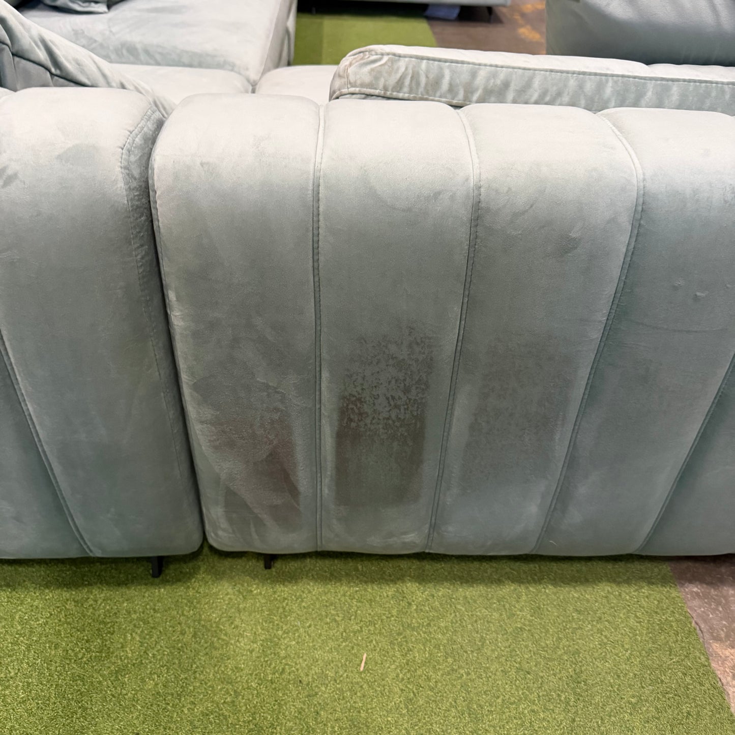 Berlin Modular Sectional - Plush Velvet: Moonstone