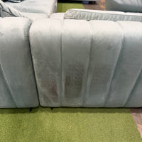 Berlin Modular Sectional - Plush Velvet: Moonstone