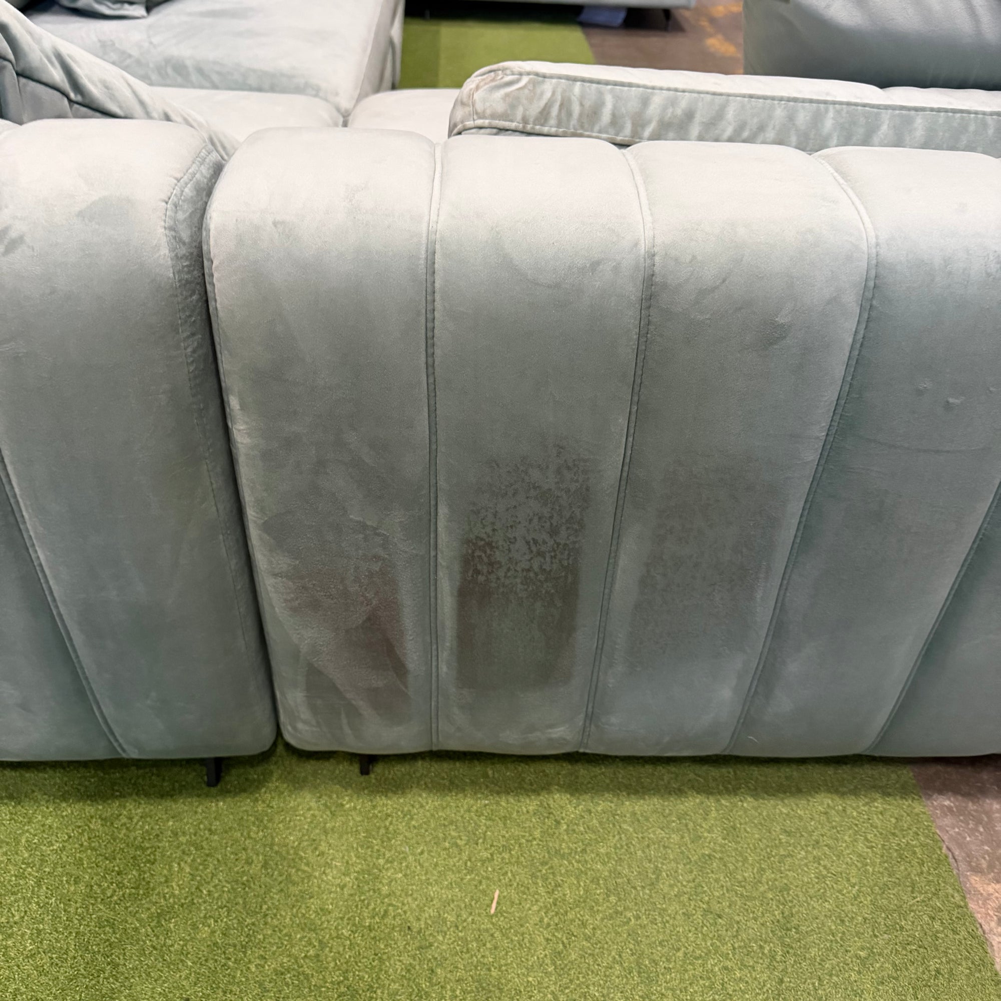 Berlin Modular Sectional - Plush Velvet: Moonstone