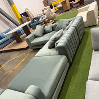 Berlin Modular Sectional - Plush Velvet: Moonstone