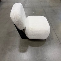 Toro Lounge Chair - Chatou Boucle: Pearl, Ebony