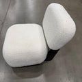 Toro Lounge Chair - Chatou Boucle: Pearl, Ebony