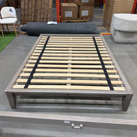 Sabi Bed - Grey Oak Veneer, Queen