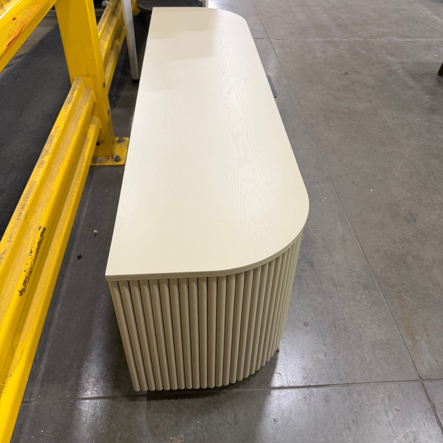 Athena Media Console - Alabaster Matte Lacquer