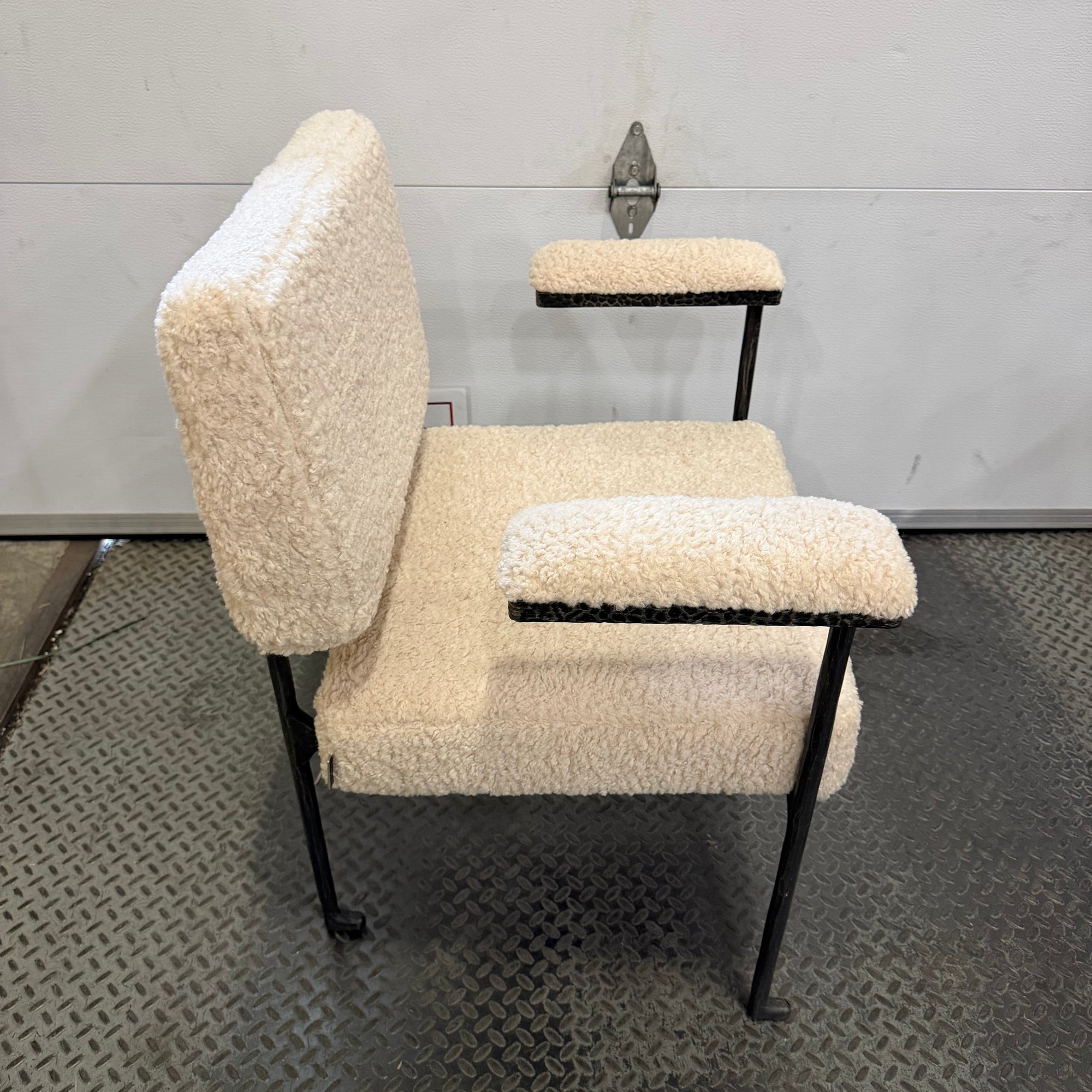 Forja Dining Chair - Sherling: Almond