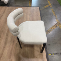 Ensley Chair - Modern Felt: Nimbus, Matte Black
