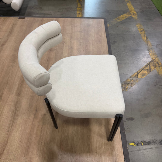 Ensley Chair - Modern Felt: Nimbus, Matte Black