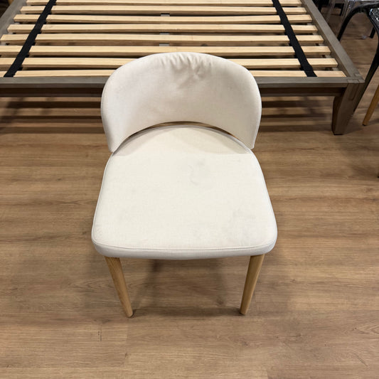 Loren Side Chair - Modern Felt: Nimbus, Natural Finish