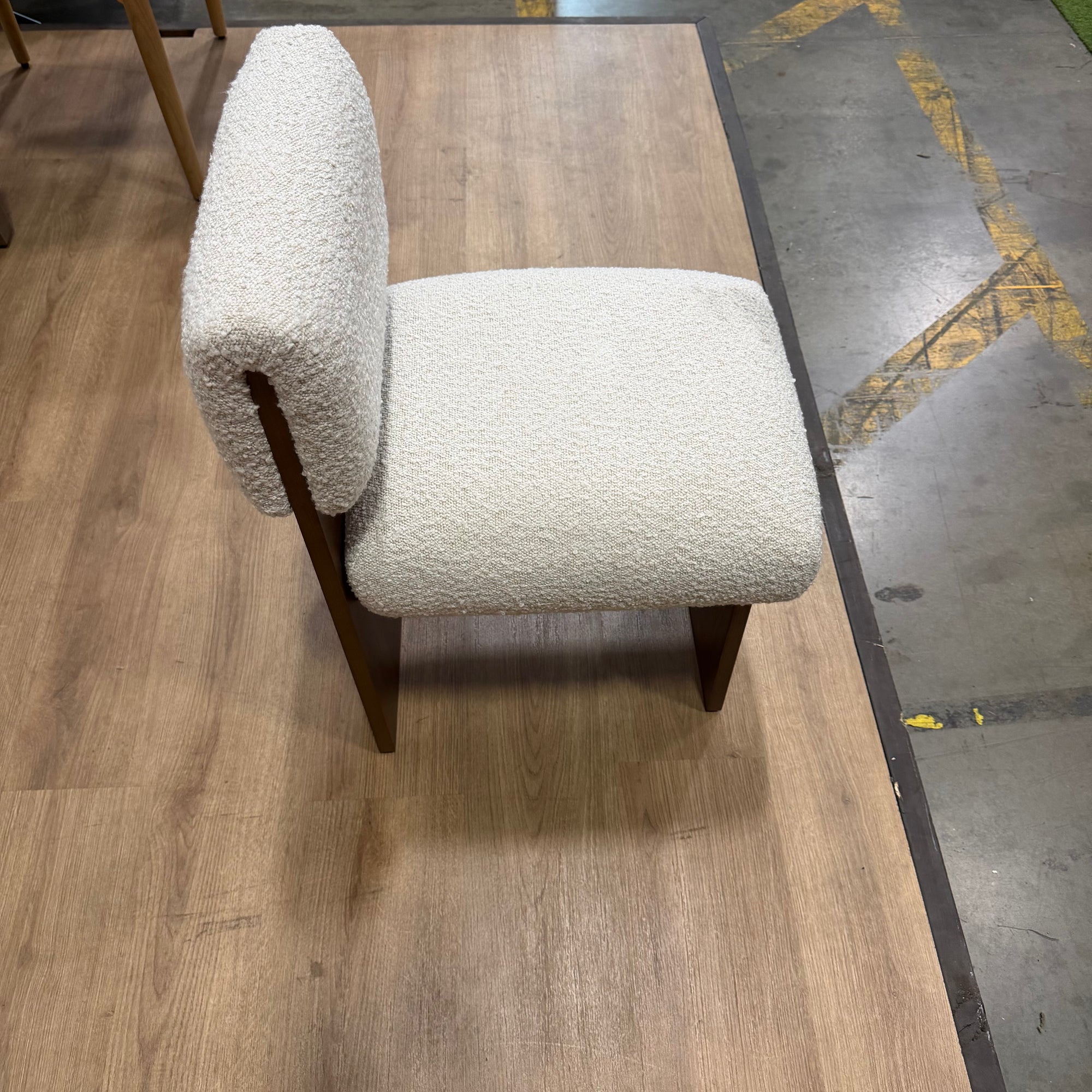 Eira Chair - Bouclé: Opal - FLOOR MODEL