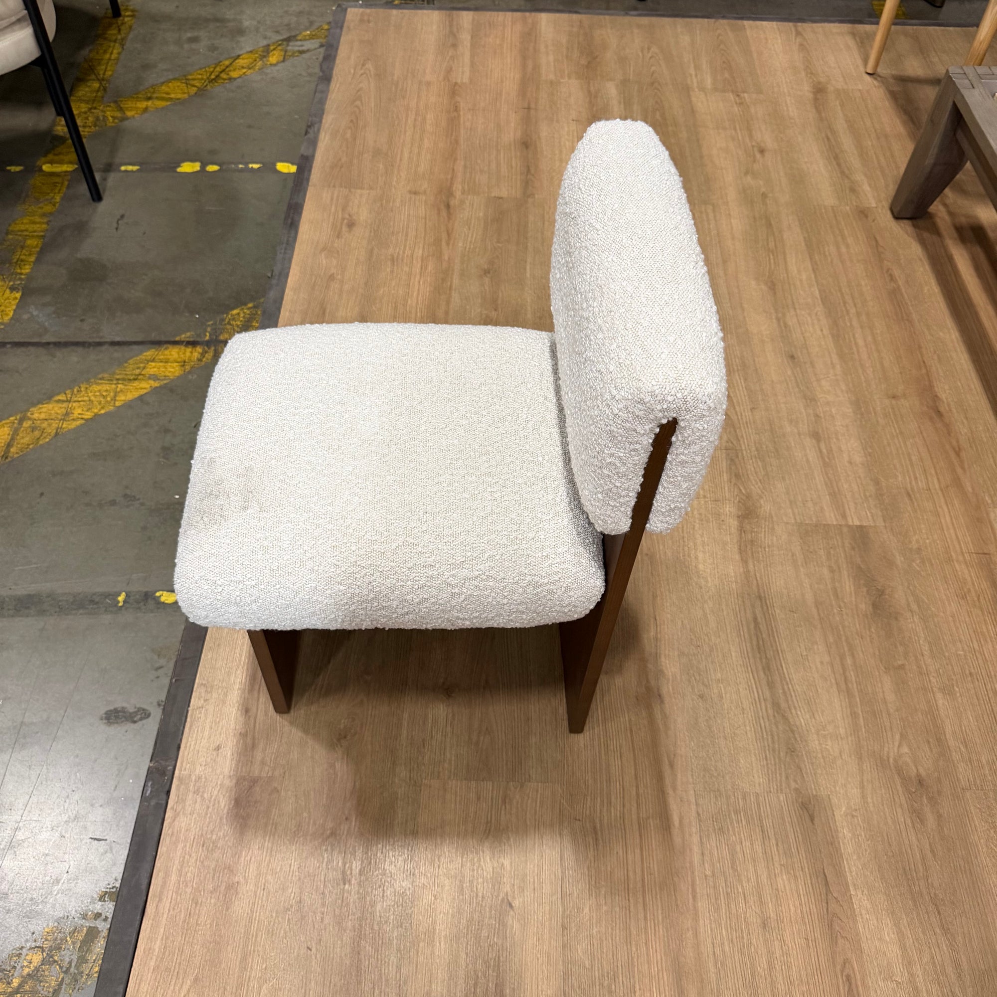 Eira Chair - Bouclé: Opal - FLOOR MODEL