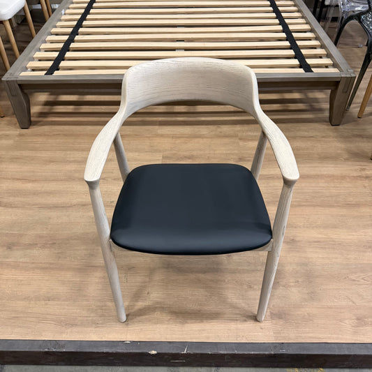 Hiroshima Armchair - Black, Grey Stain