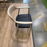 Hiroshima Armchair - Black, Grey Stain