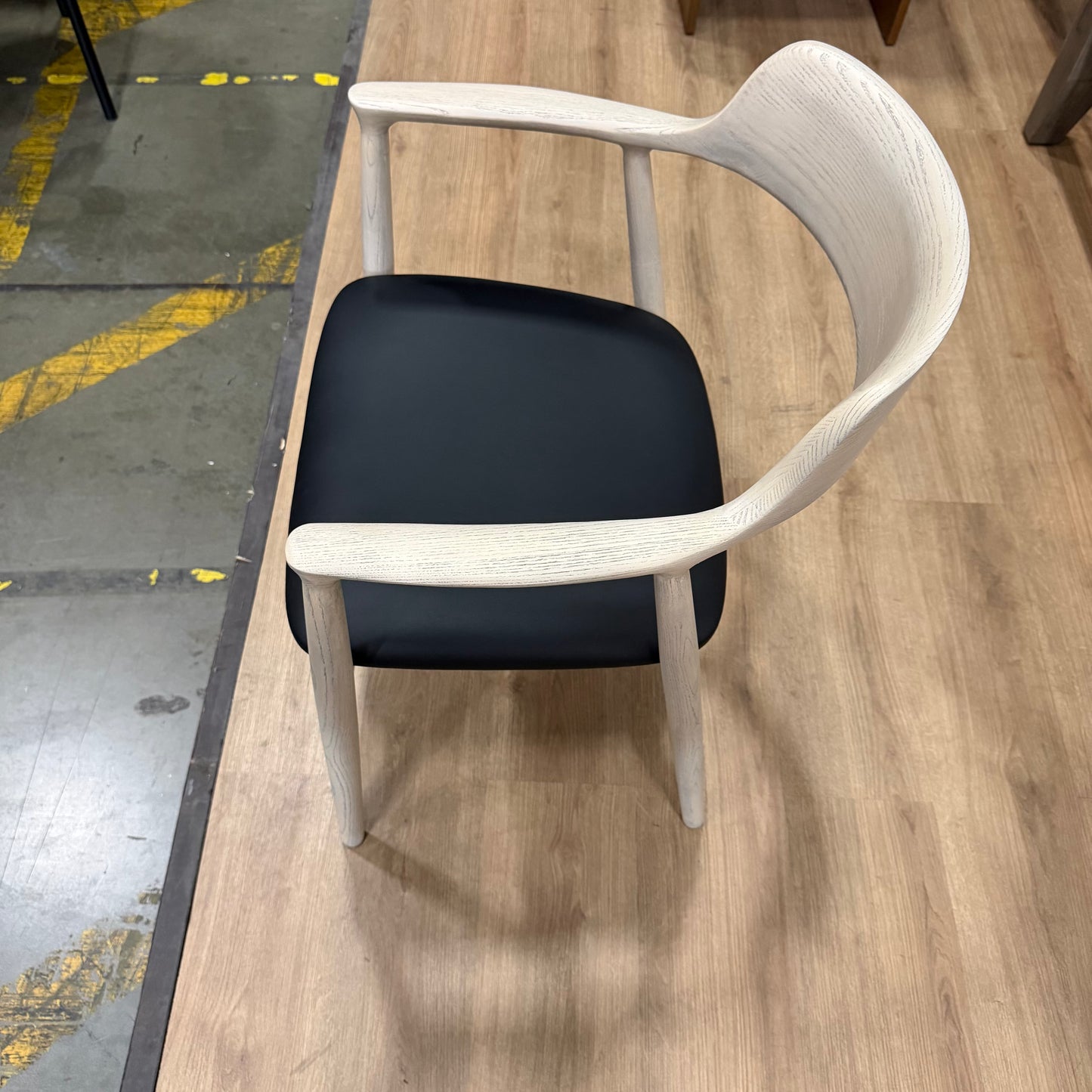Hiroshima Armchair - Black, Grey Stain